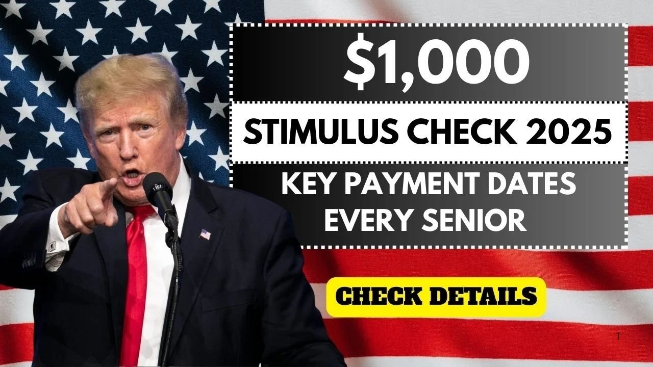 $1,000 Stimulus Check 2025: Key Payment Dates and What Seniors Should Really Expect